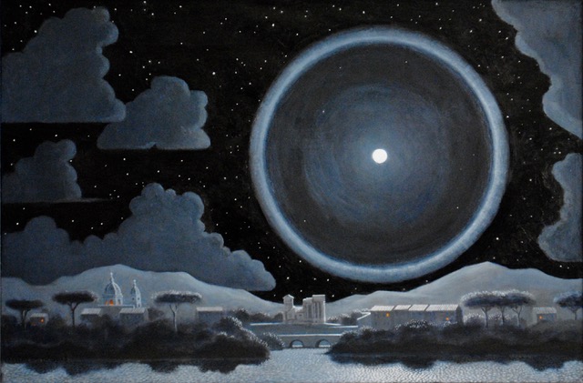 The Halo, 2025, oil on canvas, 23 x 35.5
