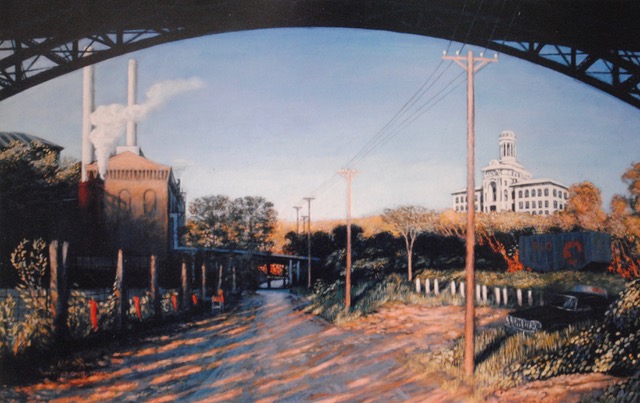 Boundary Street, 1984, oil on canvas, 22 x 34