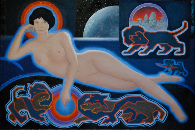 Circe, 2023, oil on canvas, 24 x 36
