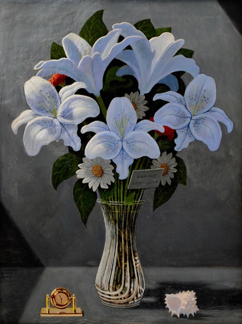 Memorial Bouquet, 2013, oil on panel, 21x16