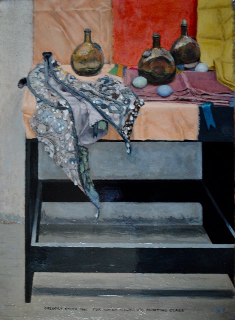 Vest Still Life, September 1961, oil on masonite, 16 x 12.5